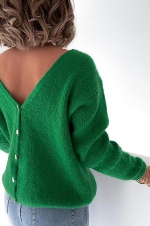 Pull gilet mohair